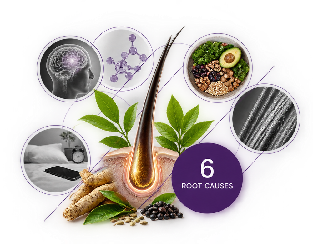 Illustration of the six root causes